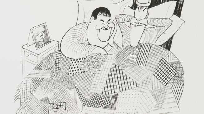 Laurel and Hardy, Al Hirschfeld