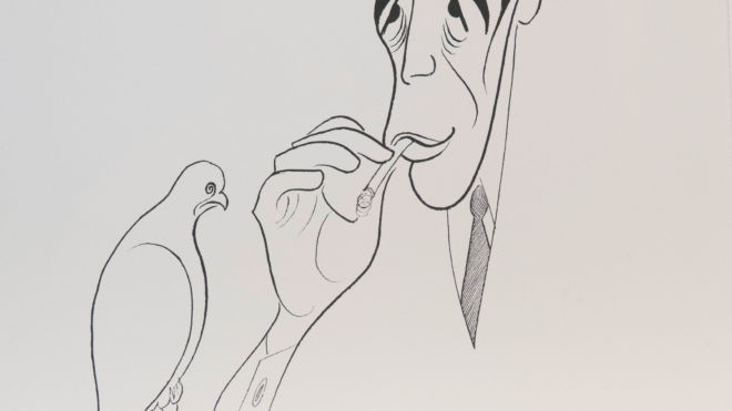 Humphrey Bogart & Maltese Falcon, Al Hirschfeld