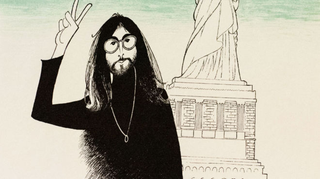 John Lennon (Statue of Liberty),  Al Hirschfeld