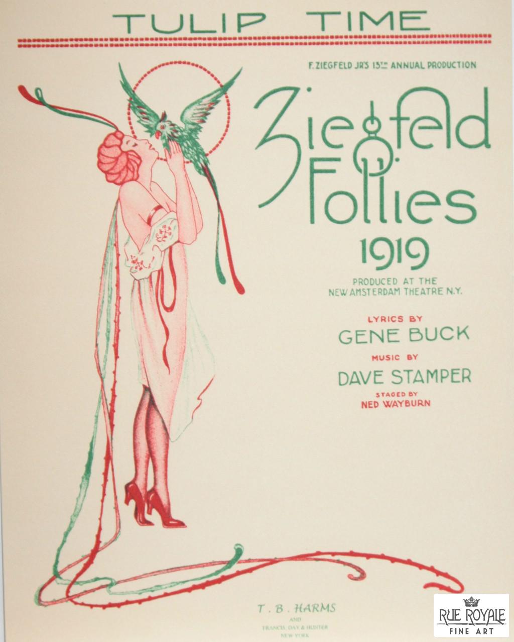 Ziegfeld Follies 1919 Rue Royale Fine Art