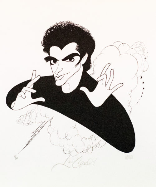 Al Hirschfeld master of line new yorker cartoon celebrity art David Copperfield magician