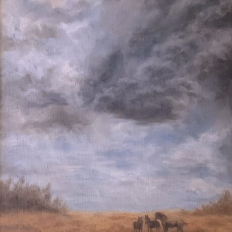 Prairie Storm - Oil on canvas