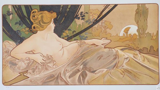 Dawn, Alphonse Mucha